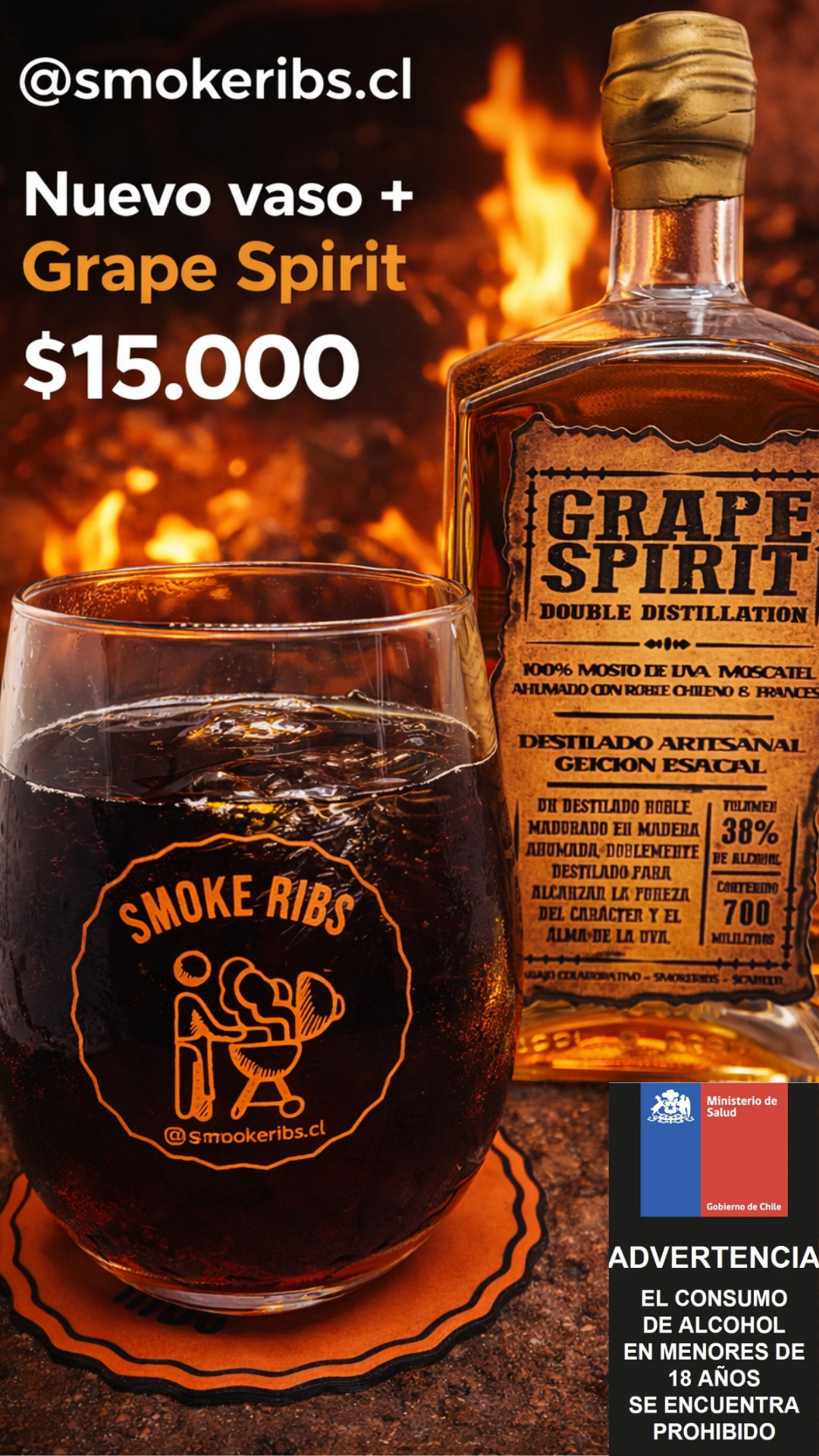 Grape Spirit + Vaso